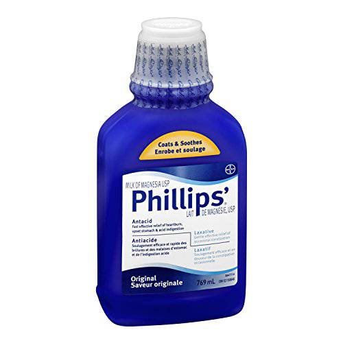 Phillips Milk of Magnesia Original, Constipation Relief, Cramp Free, Stimulant-Free, 769ml