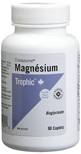 Trophic Magnesium - Chelazome Caplets, 90 Count