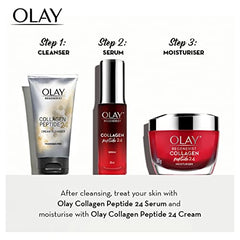 Olay Regenerist Collagen Peptide 24, Facial Cleanser Face Wash, Fragrance-free, 150 Milliliters