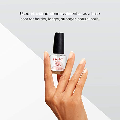 OPI Nail Envy, Dry and Brittle Nail Strengthener Treatment, 0.5 Fl Oz