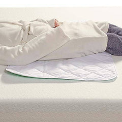 DMI 4-Ply Quilted Reusable Bed Draw Sheet Transfer Sheet Incontinence Pad, 36 x 40 Inches, Green