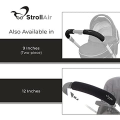 StrollAir - Universal Handle Sleeve Cover for Stroller Grip Bar - Comfortable, Ergonomic, Luxurious, Durable, Easily Washable (24 Inches)