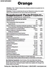 Ener-C Orange Multivitamin Drink Mix, 1000mg Vitamin C, Non-GMO, Vegan, Real Fruit Juice Powders, Natural Immunity Support, Electrolytes, Gluten Free, 1-Pack of 30 Orange