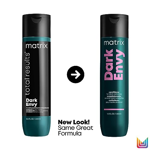 Matrix Hydrating Conditioner, Dark Envy Nourishes For Dark Hair Radiance, Enhances & Improves Managability, Rich, Shiny Finish, For Dark Brown or Black Hair, 300ml (Packaging May Vary)