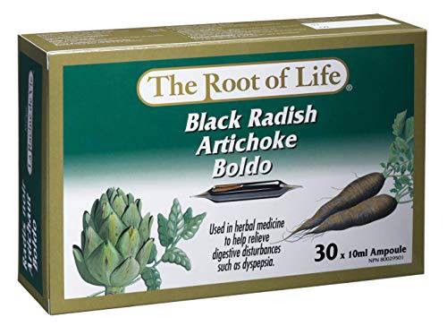 Root Of Life/ La Racine De Vie Black Radish Artichoke Boldo (30 Ampoules) 30 Count