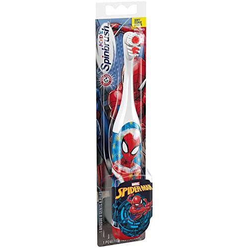 ARM & HAMMER Kids Spinbrush Marvel Spider-Man Battery Toothbrush Soft - Zecoya