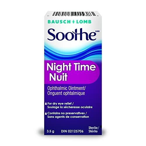 Soothe Night Time Relief, Dry Eye Therapy, Ophthalmic Ointment, 3.5g
