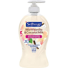 Softsoap Deeply Moisturizing Liquid Hand Soap Pump Warm Vanilla & Coconut Milk 332 Ml