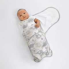 Ingenuity Farewell Fuss Adjustable Easy-Wrap 2-pk Baby Swaddle Set - Grazer