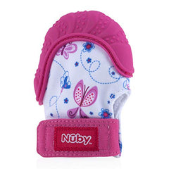 Nuby Happy Hands Teething Mitten Butterflies