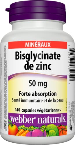 Zinc Bisglycinate, 50 mg, 140 Vegetarian Capsules