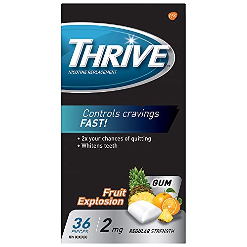 Thrive Gum 2mg Regular Strength Nicotine Replacement