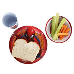 Spider-Man Melamine Dinner Set for Kids