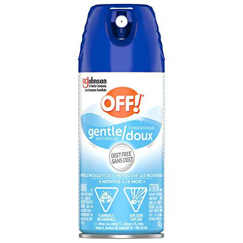 OFF Gentle DEET Free Insect and Mosquito Repellent, Bug Spray for Camping, Bug Repellent Safe for Clothing, 142 g