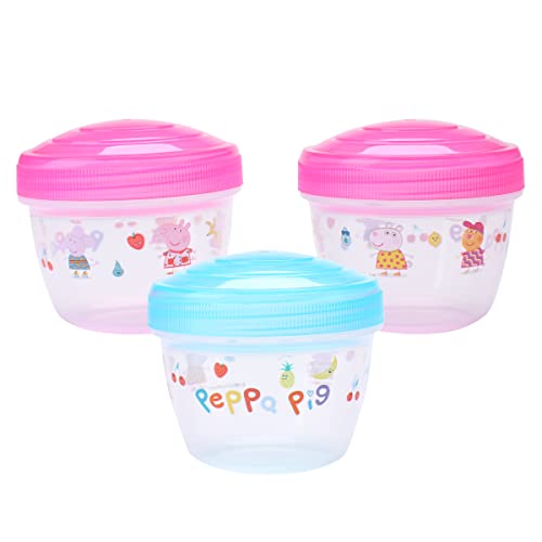 Peppa Pig 3 Pack Snack Container