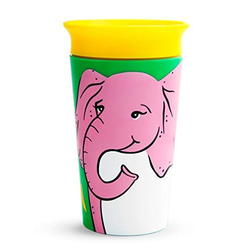 Munchkin Miracle 360˚ Wildlove Sippy Cup, 9oz, Elephant, 1 Count