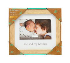 Kate & Milo Me & My Brother Frame, Sibling Keepsake Frame, Baby Nursery Décor Wall Art Picture Frame, Multi (95465)