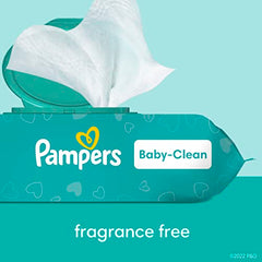 Pampers Baby Wipes, Complete Clean Fragrance Free, 1X Pop Top Pack, 72 Count