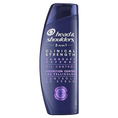 Head & Shoulders 2-in-1 Shampoo & Conditioner Clinical Strength Dandruff Defense + Advanced Oil Control, 400 mL