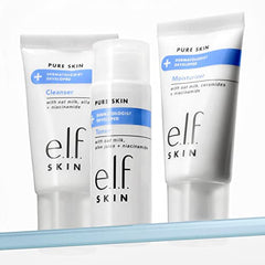 e.l.f. Pure Skin Back To Basics Mini Kit, Pure Skin Cleanser, Toner & Moisturizer, Soothing & Hydrating For All Skin Types