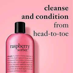 raspberry sorbet shampoo, shower gel & bubble bath