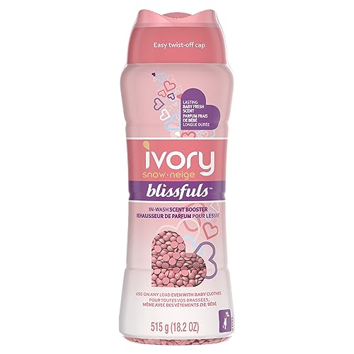 Ivory Snow Blissfuls In-Wash Scent Booster Beads, Baby Fresh, 515G