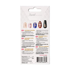 Kiss Nails Jewel accents - Treasure Love, 1 Count, 1.6 Ounce (Pack of 1)