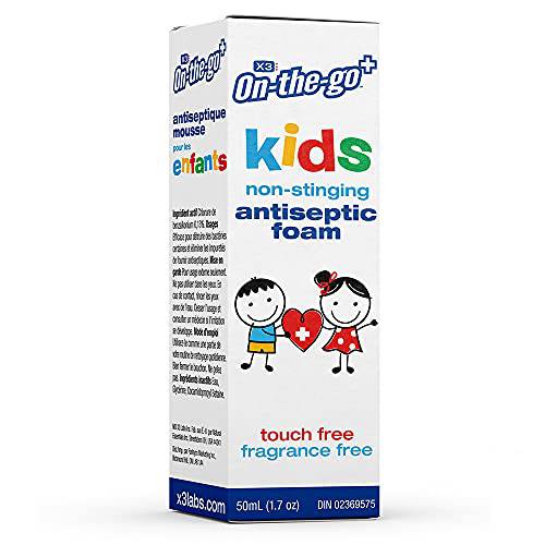 Non-Stinging Antiseptic Foam for Kids