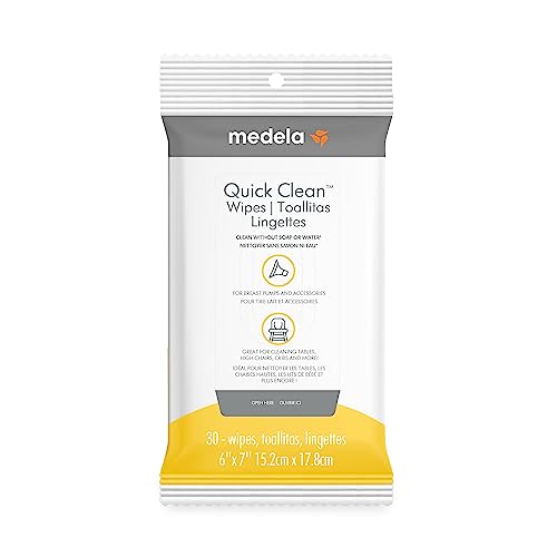 Medela New Quick Clean Wipes, 30 Count