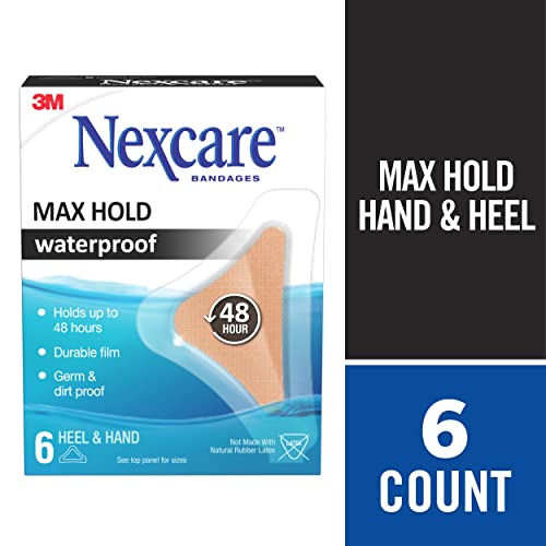 Nexcare™ Max-Hold Heel/Hand Waterproof Bandages