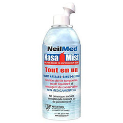 NeilMed Nasamist All-in-One Sterile Saline Nasal Spray, 6 Ounce