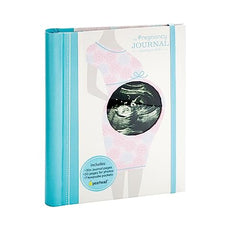 Pearhead Pregnancy Journal, Blue/Pink