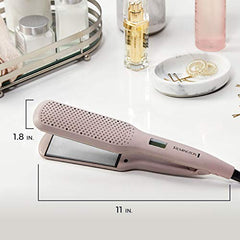 Remington Wet2Straight Flat Iron with Ceramic + Titanium Plates, S7330A, 1 3/4 Inch