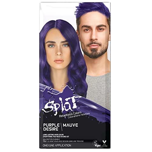 SPLAT Purple Desire Color and Bleach Kit, 1-Count