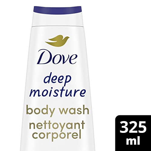 Dove Deep Moisture Body Wash for nourishing the driest skin gentle body cleanser that deeply moisturizes the skin 325 ml