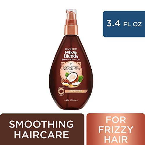 Garnier Whole Blends Coconut Oil & Cocoa Butter Smoothing Oil, 100 ML - Zecoya