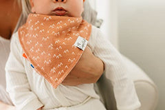 Baby Bandana Drool Bibs for Drooling and Teething 4 Pack Gift Set “Atwood” by Copper Pearl X-Small