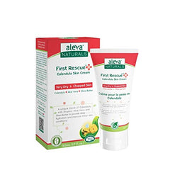 Aleva Naturals First Rescue Calendula Multipurpose Skin Cream - Skin Care to Moisturize Dry Skin, Natural, Vegan, Plant-Based, Hypoallergenic, for Face, Body, and Diaper Area - 50ml