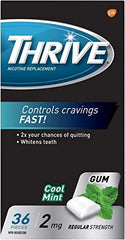 Thrive Gum 2mg Regular Strength Nicotine Replacement