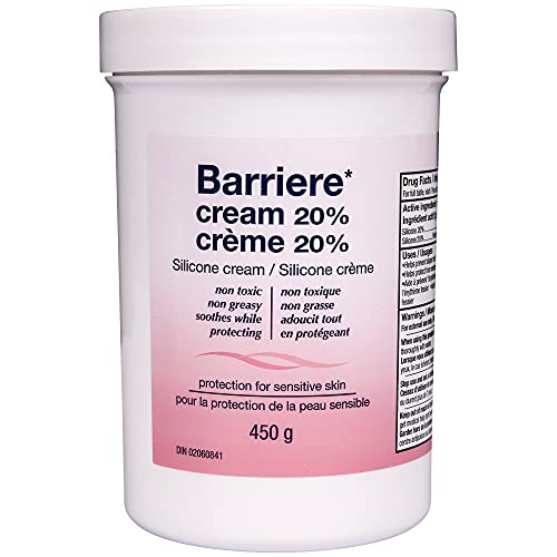 Barriere Silicone Cream for Chapped Skin, Skin Irritants, and Diaper Rash, Non-Greasy, Easy To Apply Skin Cream, 450 gram