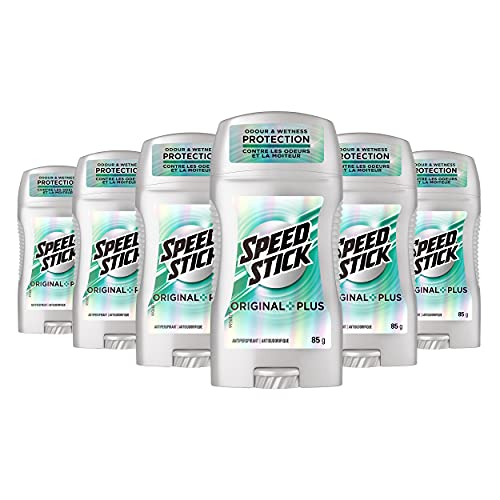 Speed Stick Plus Original Antiperspirant, 85g - 6 Pack