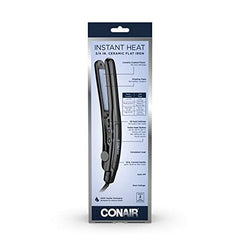 Conair Instant Heat Ceramic Straightener; 3/4-inch; Black, 1 Count