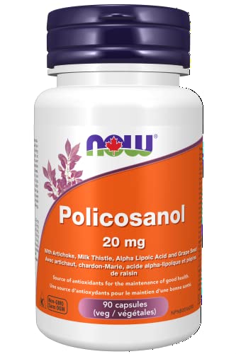 Now Foods Policosanol 20mg + ALA & Artichoke 90vcap
