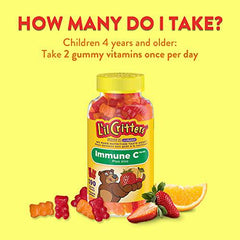 Immune C Plus Zinc Gummy Vitamins for Kids