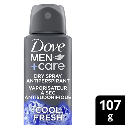 Dove Men+Care Cool Fresh 72H Dry Spray Antiperspirant Deodorant for Men with Vitamin E and Non-Irritant Formula 107 g