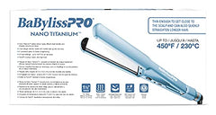 BaBylissPRO Nano Titanium Ultra-Thin Straightening Iron, 1-1/2 inches