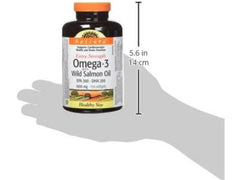 Holista Omega-3 Fish Oil, 1,000 mg Extra Strength with Wild Salmon Oil, 150 Softgels, Supports Heart, Brain, and Joint Health