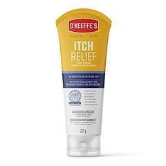 O'Keeffe's Itch Relief Body Cream, 48 Hour Itch Relief for Dry and Eczema Prone Skin, Fragrance Free, Steroid Free, Hypoallergenic, 8 oz / 227 g, Tube, (Pack of 1) 105253, White