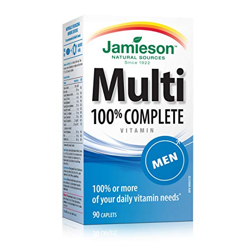 100 percent Complete Multivitamin for Men - 90 Caplets