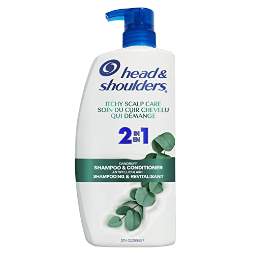 Head & Shoulders Itchy Scalp 2-in-1 Shampoo + Conditioner, 835ML White,Green,Blue